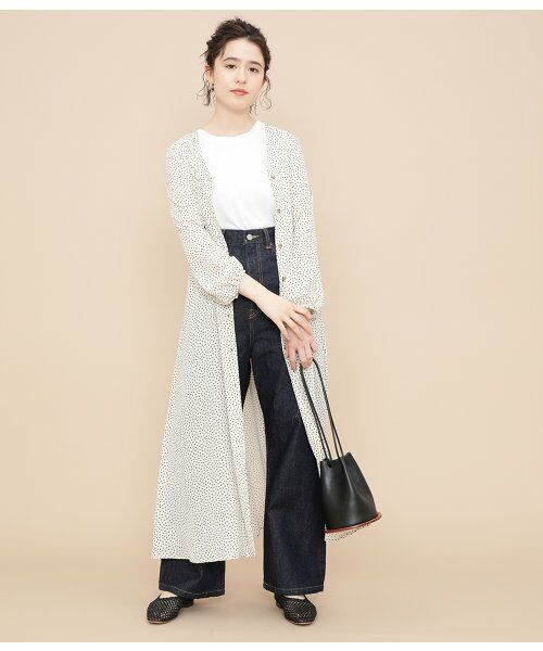 セール 3way柄ワンピースガウン ワンピース Adam Et Rope アダム エ ロペ ファッション通販 タカシマヤファッションスクエア