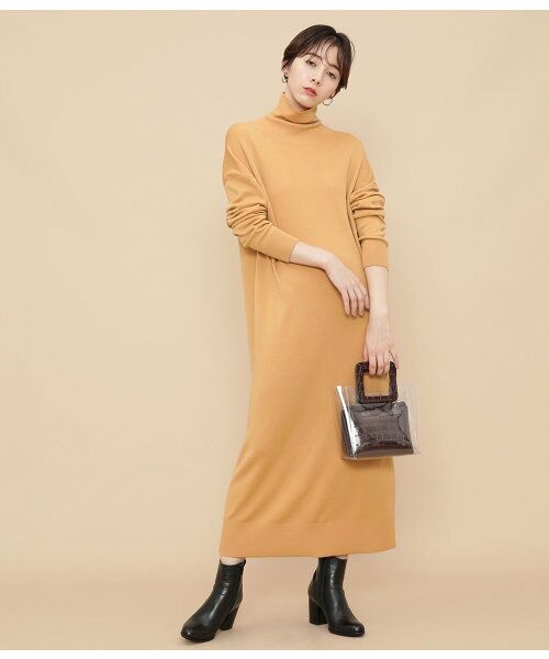 セール ｗｏｏｌスムースタートルワンピース ワンピース Adam Et Rope アダム エ ロペ ファッション通販 タカシマヤファッションスクエア