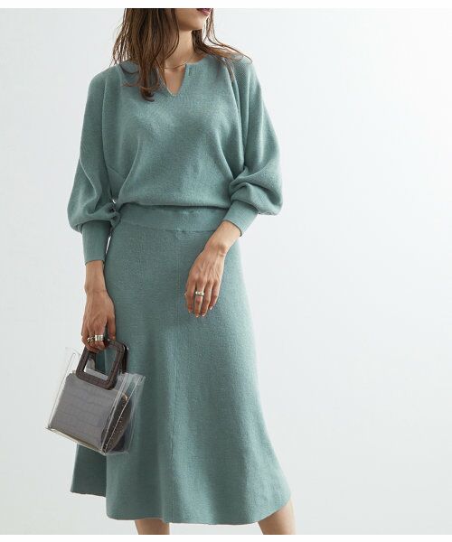 セール スキッパーニットワンピース ワンピース Adam Et Rope アダム エ ロペ ファッション通販 タカシマヤファッションスクエア