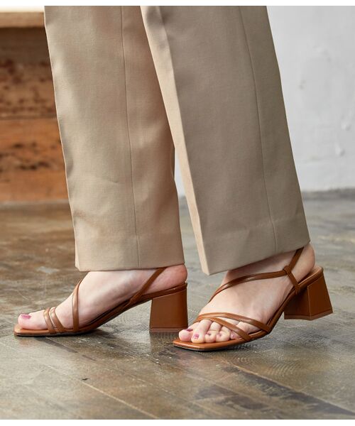 セール アシンメトリーラインサンダル サンダル Adam Et Rope アダム エ ロペ ファッション通販 タカシマヤファッションスクエア