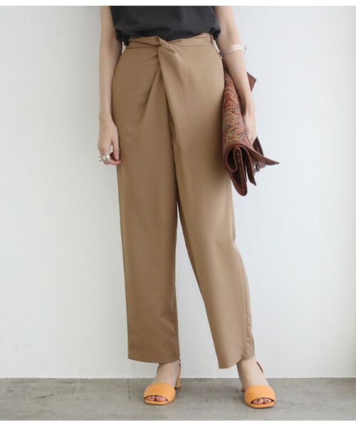セール 一部店舗限定 フロントねじりパンツ スラックス ドレスパンツ Adam Et Rope アダム エ ロペ ファッション通販 タカシマヤファッションスクエア