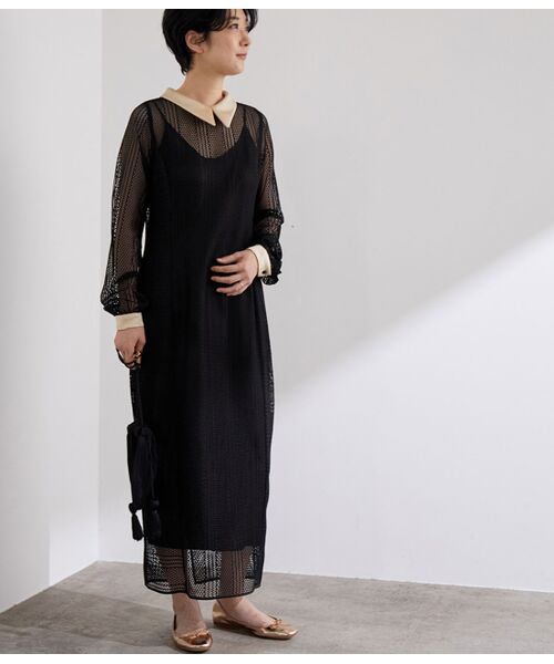 セール Violette Room Mesh Onepiece ワンピース Adam Et Rope アダム エ ロペ ファッション通販 タカシマヤファッションスクエア