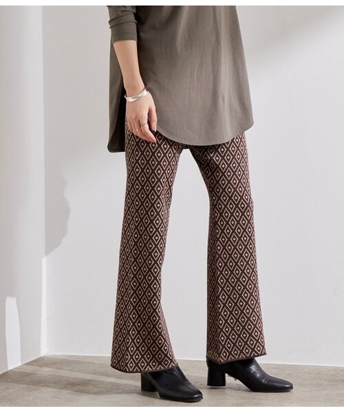 セール ジャカードニットパンツ その他パンツ Adam Et Rope アダム エ ロペ ファッション通販 タカシマヤファッションスクエア