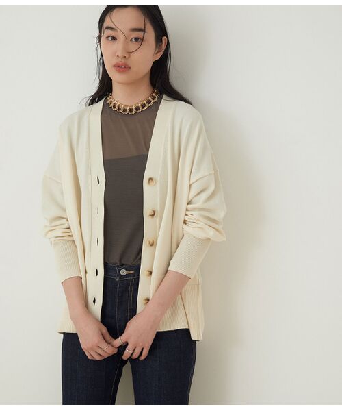 Web限定 マルチファンクションvネックカーディガン カーディガン ボレロ Adam Et Rope アダム エ ロペ ファッション通販 タカシマヤファッションスクエア