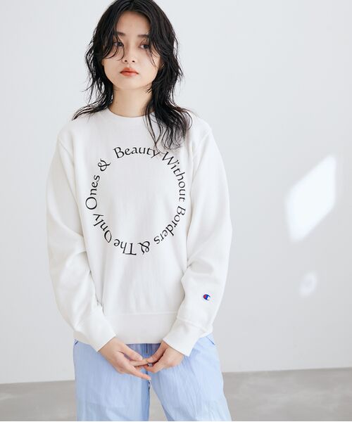 【Champion for ADAM ET ROPE'】別注10oz RW LOGO SWEAT