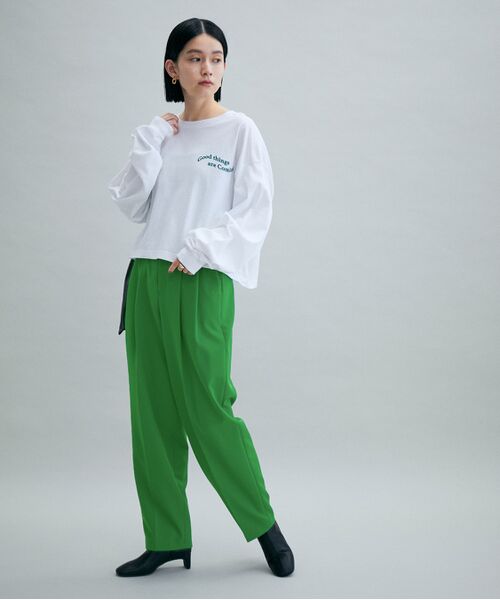 ードパンツ】 Adam et Rope' - アダムエロペ◇新品◇ハイウエスト 人気正規品 ☆新品☆アダムエロペ パンツ☆ カジュアルパンツ