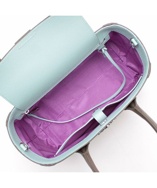 Accesoires De Mademoiselle / アクセソワ・ドゥ・マドモワゼル トートバッグ | 牛革/アールデコモチーフミニトート(Dカン+) | 詳細3