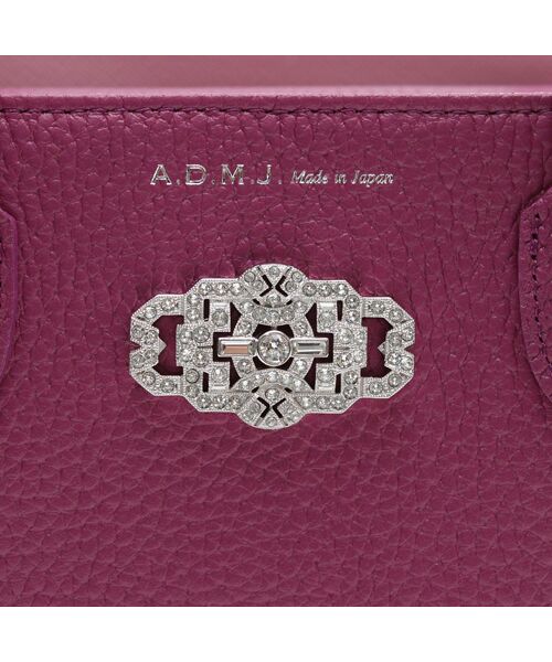 Accesoires De Mademoiselle / アクセソワ・ドゥ・マドモワゼル トートバッグ | 牛革/アールデコモチーフミニトート(Dカン+) | 詳細4