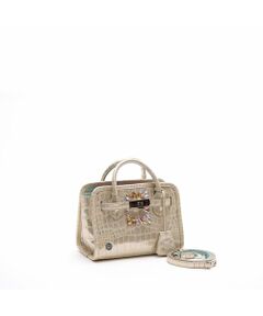 Accesoires De Mademoiselle / アクセソワ・ドゥ・マドモワゼル トートバッグ | ヴィッテリグリシャムウェンディ/クリスタルソーイング前金具付トート20cm　GOLD