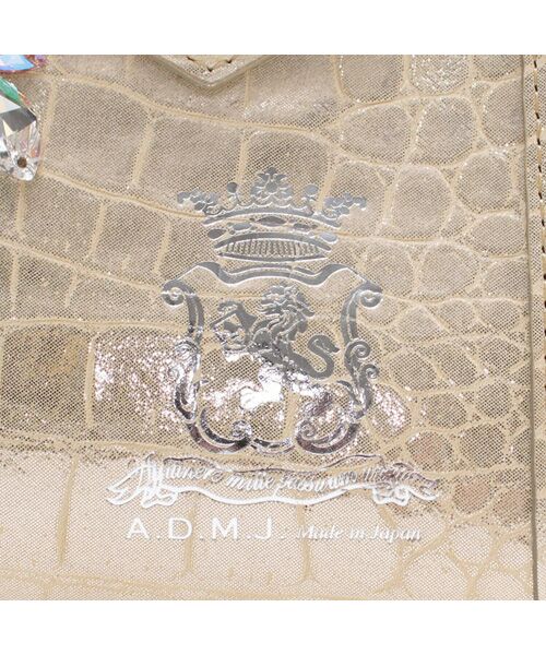 Accesoires De Mademoiselle / アクセソワ・ドゥ・マドモワゼル トートバッグ | ヴィッテリグリシャムウェンディ/クリスタルソーイング前金具付トート20cm GOLD | 詳細5