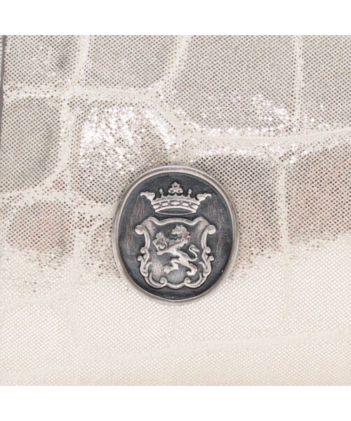 Accesoires De Mademoiselle / アクセソワ・ドゥ・マドモワゼル トートバッグ | ヴィッテリグリシャムウェンディ/クリスタルソーイング前金具付トート20cm PLATINUM | 詳細6