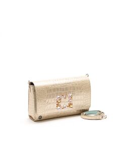 Accesoires De Mademoiselle / アクセソワ・ドゥ・マドモワゼル ショルダーバッグ | ヴィッテリグリシャムウェンディ/クリスタルソーイングクラッチショルダー　GOLD