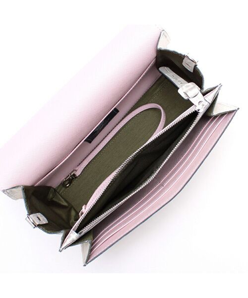 Accesoires De Mademoiselle / アクセソワ・ドゥ・マドモワゼル ショルダーバッグ | ヴィッテリグリシャムウェンディ/クリスタルソーイングクラッチショルダー PLATINUM | 詳細2