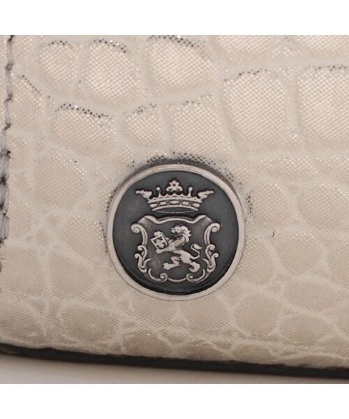 Accesoires De Mademoiselle / アクセソワ・ドゥ・マドモワゼル ショルダーバッグ | ヴィッテリグリシャムウェンディ/クリスタルソーイングクラッチショルダー PLATINUM | 詳細5