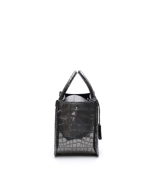 Accesoires De Mademoiselle / アクセソワ・ドゥ・マドモワゼル トートバッグ | ヴィッテリグリシャムウェンディ/クリスタルソーイングヘリ巻きトート25cm　GUNMETAL | 詳細1