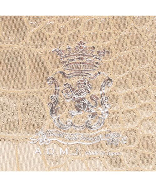 Accesoires De Mademoiselle / アクセソワ・ドゥ・マドモワゼル トートバッグ | ヴィッテリグリシャムウェンディ/クリスタルソーイングWジップトート28cm　GOLD | 詳細6