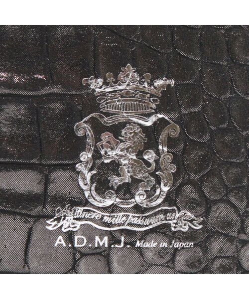 Accesoires De Mademoiselle / アクセソワ・ドゥ・マドモワゼル トートバッグ | ヴィッテリグリシャムウェンディ/クリスタルソーイングWジップトート28cm GUNMETAL | 詳細6