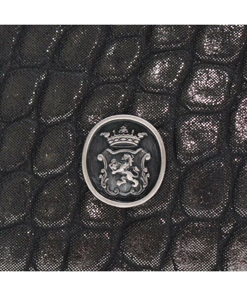 Accesoires De Mademoiselle / アクセソワ・ドゥ・マドモワゼル トートバッグ | ヴィッテリグリシャムウェンディ/クリスタルソーイングWジップトート28cm GUNMETAL | 詳細7