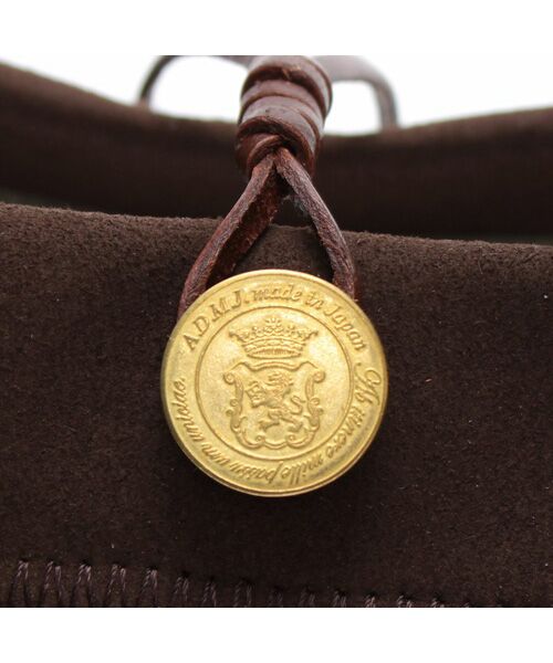 Accesoires De Mademoiselle / アクセソワ・ドゥ・マドモワゼル トートバッグ | スエードプラス/マーキスショルダーストラップ付トート21cm MORO/BENIKESHI | 詳細4