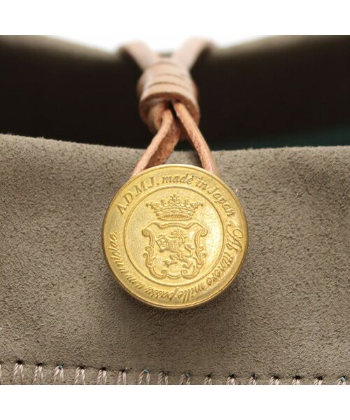 Accesoires De Mademoiselle / アクセソワ・ドゥ・マドモワゼル トートバッグ | スエードプラス/マーキスショルダーストラップ付トート25cm　FANGO/SHIROGANE | 詳細4