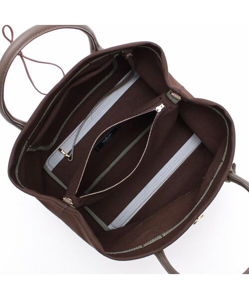 Accesoires De Mademoiselle / アクセソワ・ドゥ・マドモワゼル トートバッグ | スエードプラス/マーキスショルダーストラップ付トート25cm　MORO/BENIKESHI | 詳細2