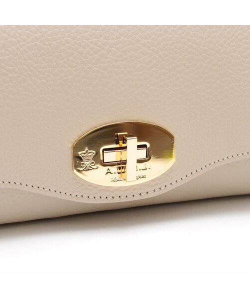 Accesoires De Mademoiselle / アクセソワ・ドゥ・マドモワゼル ショルダーバッグ | チェルボラウンドクラッチショルダー　PIUMINO | 詳細4