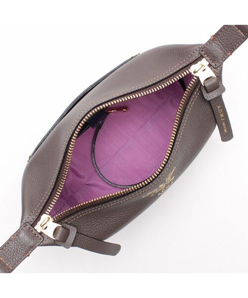 Accesoires De Mademoiselle / アクセソワ・ドゥ・マドモワゼル ショルダーバッグ | チェルボソフトショルダーM SMOG | 詳細2