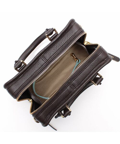 Accesoires De Mademoiselle / アクセソワ・ドゥ・マドモワゼル ボストンバッグ | チェルボ/ヘリ巻きボストン20cm　PONY | 詳細2