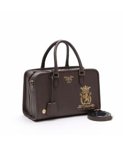 Accesoires De Mademoiselle / アクセソワ・ドゥ・マドモワゼル ボストンバッグ | チェルボ/ヘリ巻きボストン28cm　SMOG