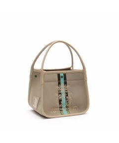 Accesoires De Mademoiselle / アクセソワ・ドゥ・マドモワゼル トートバッグ | マジックライト/センターリボンベルボトムトートM　ARENA/MORADO