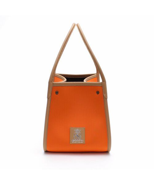 Accesoires De Mademoiselle / アクセソワ・ドゥ・マドモワゼル トートバッグ | マジックライト/センターリボンベルボトムトートL　MANGO/MARRON | 詳細2