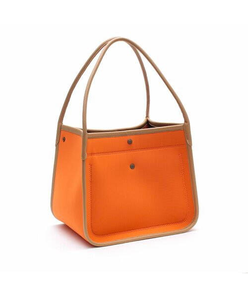 Accesoires De Mademoiselle / アクセソワ・ドゥ・マドモワゼル トートバッグ | マジックライト/センターリボンベルボトムトートL　MANGO/MARRON | 詳細4