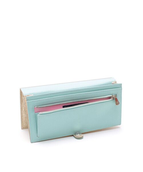 Accesoires De Mademoiselle / アクセソワ・ドゥ・マドモワゼル 財布・コインケース・マネークリップ | ヴィッテリグリシャムウェンディ/クリスタルソーイングロングウォレット　GOLD | 詳細1