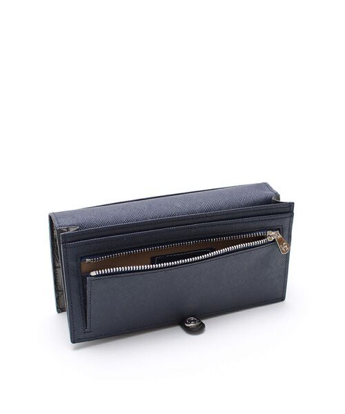 Accesoires De Mademoiselle / アクセソワ・ドゥ・マドモワゼル 財布・コインケース・マネークリップ | ヴィッテリグリシャムウェンディ/クリスタルソーイングロングウォレット GUNMETAL | 詳細1