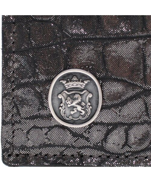 Accesoires De Mademoiselle / アクセソワ・ドゥ・マドモワゼル 財布・コインケース・マネークリップ | ヴィッテリグリシャムウェンディ/クリスタルソーイングロングウォレット GUNMETAL | 詳細5