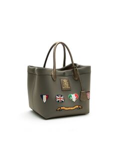 良品 ✨️ ADMJ アクセソワ キャンバス ✕ パテント トートバッグ Accesoires De Mademoiselle / アクセソワ・ドゥ・マドモワゼル