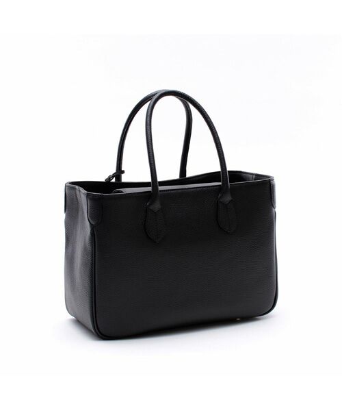 Accesoires De Mademoiselle / アクセソワ・ドゥ・マドモワゼル トートバッグ | 牛革 かぶせ付き トートバッグ 32cm SHIKKOKU | 詳細2