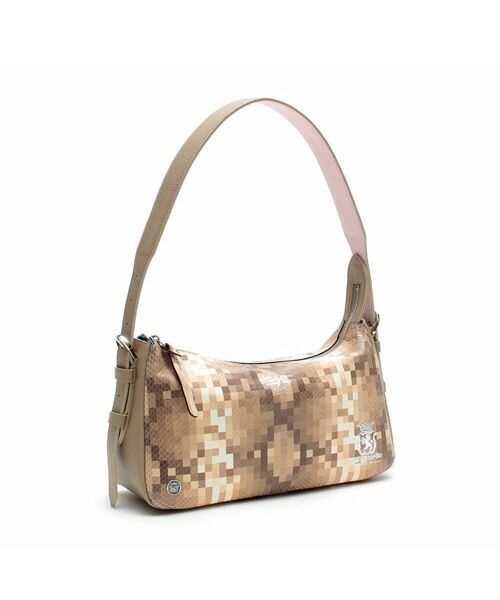 Accesoires De Mademoiselle / アクセソワ・ドゥ・マドモワゼル ショルダーバッグ | スネーク型押し/ソフトワンショルダー　LATE/AKU | 詳細1