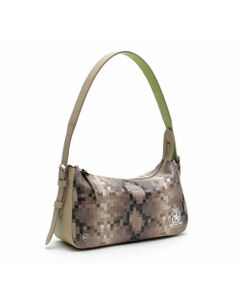 Accesoires De Mademoiselle / アクセソワ・ドゥ・マドモワゼル ショルダーバッグ | スネーク型押し/ソフトワンショルダー　SAND/SHIRACHA