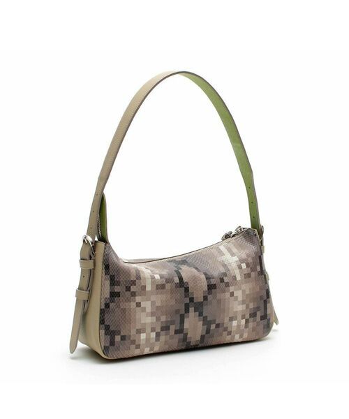 Accesoires De Mademoiselle / アクセソワ・ドゥ・マドモワゼル ショルダーバッグ | スネーク型押し/ソフトワンショルダー　SAND/SHIRACHA | 詳細2