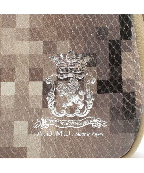 Accesoires De Mademoiselle / アクセソワ・ドゥ・マドモワゼル ショルダーバッグ | スネーク型押し/ソフトワンショルダー　SAND/SHIRACHA | 詳細4