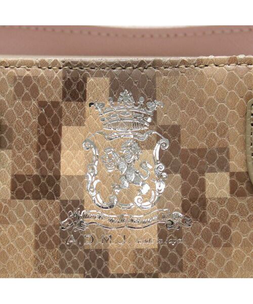 Accesoires De Mademoiselle / アクセソワ・ドゥ・マドモワゼル トートバッグ | スネーク型押し/ミニトート(ショルダーストラップ付)　LATE/AKU | 詳細5