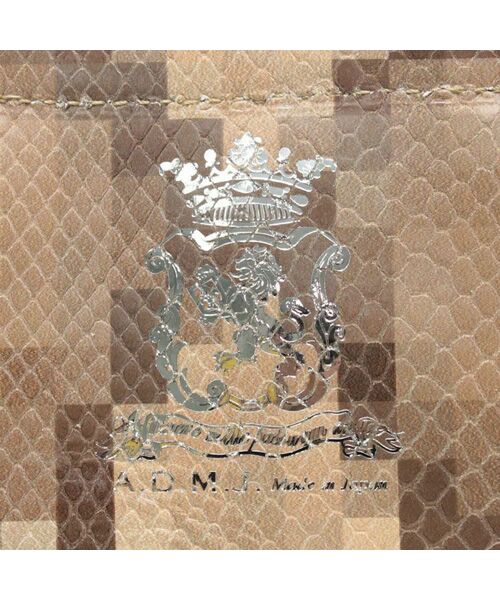 Accesoires De Mademoiselle / アクセソワ・ドゥ・マドモワゼル トートバッグ | スネーク型押し/トート21cm(ショルダーストラップ付)　LATE/AKU | 詳細6