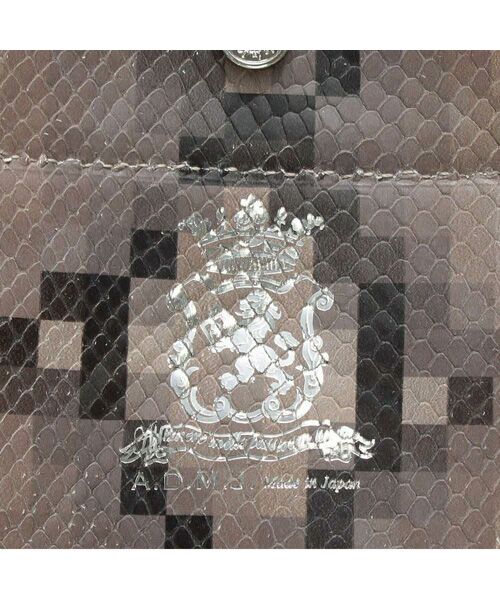 Accesoires De Mademoiselle / アクセソワ・ドゥ・マドモワゼル トートバッグ | スネーク型押し/トート25 cm(ショルダーストラップ付)　SAND/SHIRACHA | 詳細4