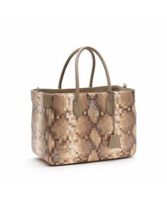 Accesoires De Mademoiselle / アクセソワ・ドゥ・マドモワゼル トートバッグ | スネーク型押し/Dカン付トート32cm　LATE/AKU