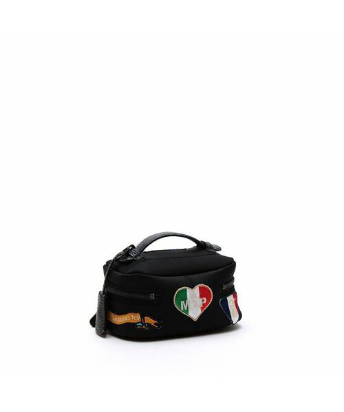 Accesoires De Mademoiselle / アクセソワ・ドゥ・マドモワゼル ハンドバッグ | マジックライト/フラッグワッペンバニティバッグS NEGRO、A | 詳細3