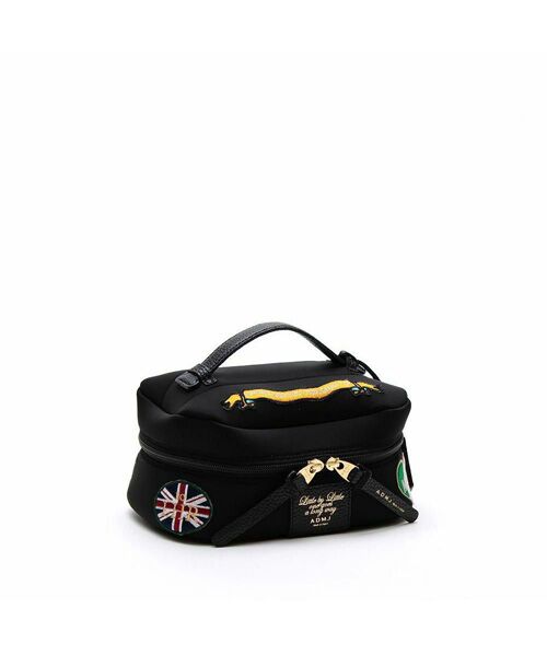 Accesoires De Mademoiselle / アクセソワ・ドゥ・マドモワゼル ハンドバッグ | マジックライト/フラッグワッペンバニティバッグM NEGRO、A(NEGRO、A)