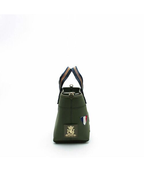 Accesoires De Mademoiselle / アクセソワ・ドゥ・マドモワゼル トートバッグ | マジックライト/フラッグワッペンデイリートート20cm　KHAKI、L | 詳細4