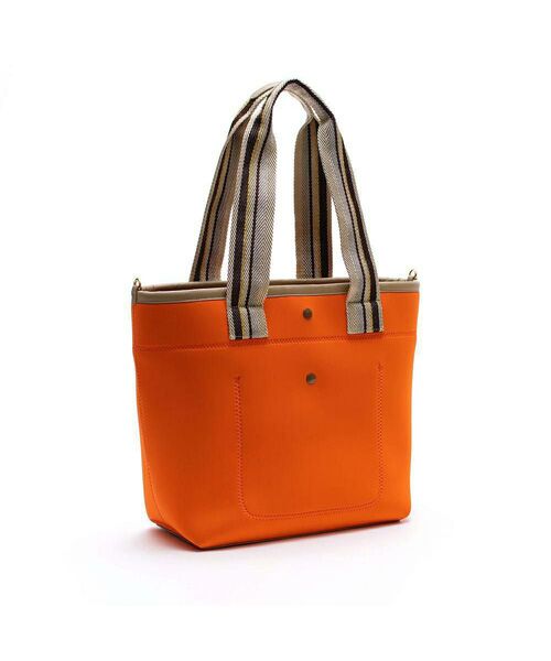 Accesoires De Mademoiselle / アクセソワ・ドゥ・マドモワゼル トートバッグ | マジックライト/フラッグワッペンデイリートート30cm MANGO、M | 詳細2