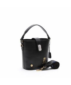 Accesoires De Mademoiselle / アクセソワ・ドゥ・マドモワゼル トートバッグ | リバティソフト/アールデコバケット2WAYトートS　BLACK